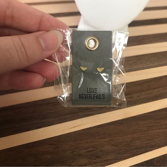 Tiny Gold Heart Stud Earrings - Picture 4 of 5